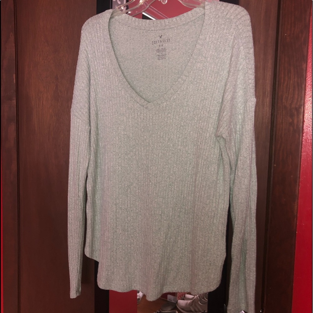 American Eagle Long Sleeve Soft&Sexy Tee